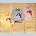 Толстовка для девочки, футер начёс ( 86 р.)