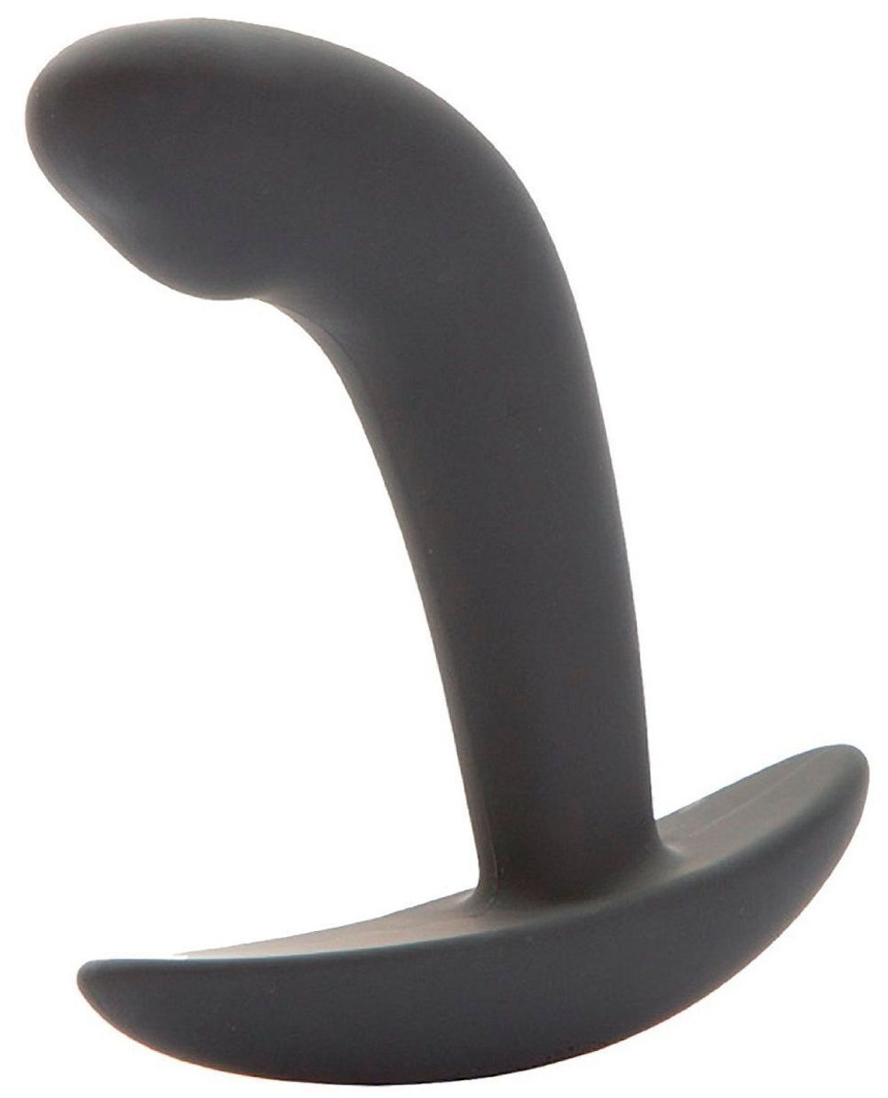 Анальная пробка Driven by Desire Silicone Butt Plug - 9 см. (Цвет: серый)