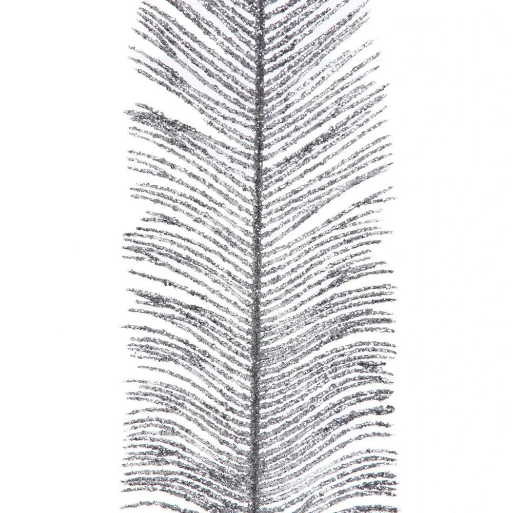Ветка декоративная «Богемный стиль» 56 см, Серебро