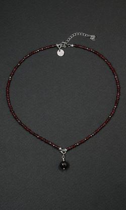 Колье Сотуар "Memo Flow" из граната