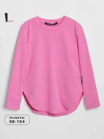 Розовый лонгслив для девочки