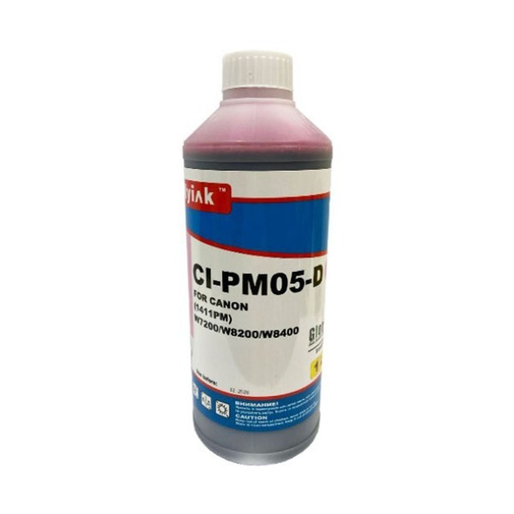 Чернила MyInk CI-PM05-D для CANON imagePROGRAF W7200/iPF8400/iPF6400 (BCI-1411PM, 1л, Dye) photo magenta