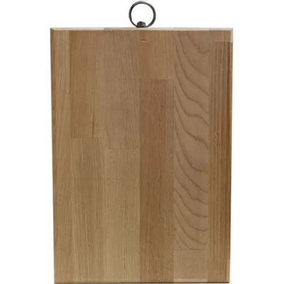 Доска разделочная деревянная с кольцом 23*17*1,5см, Береза