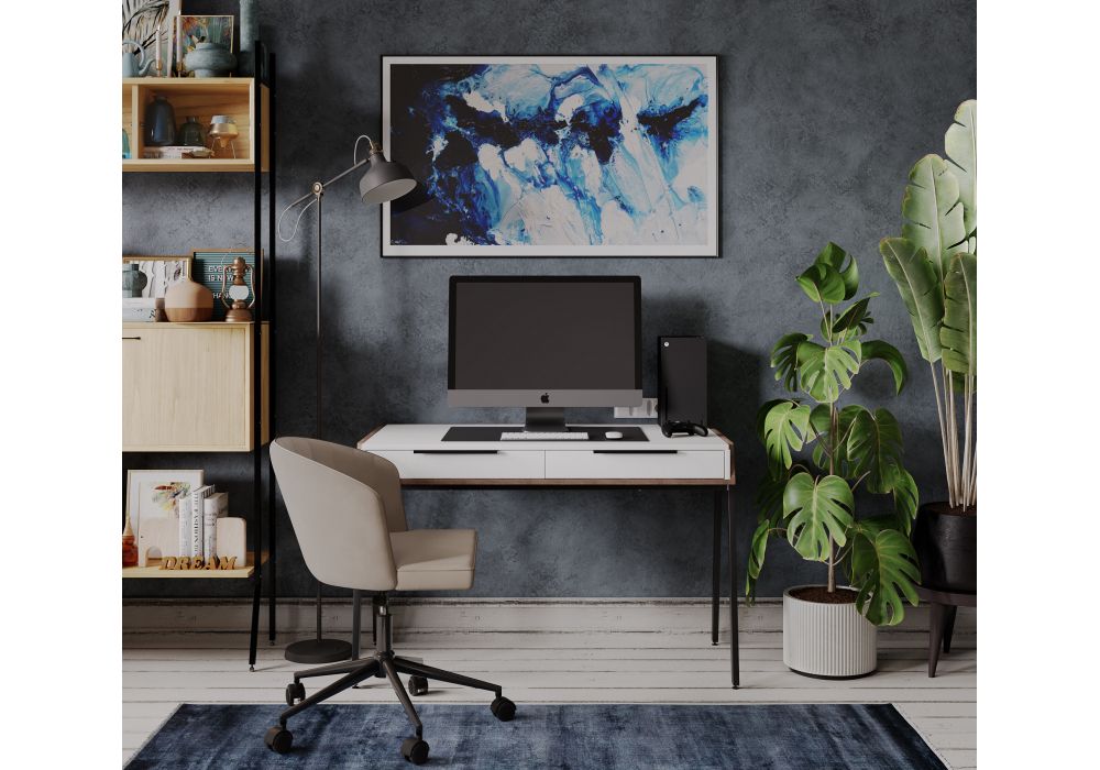 Компьютерное кресло Дэни бежевый / черный