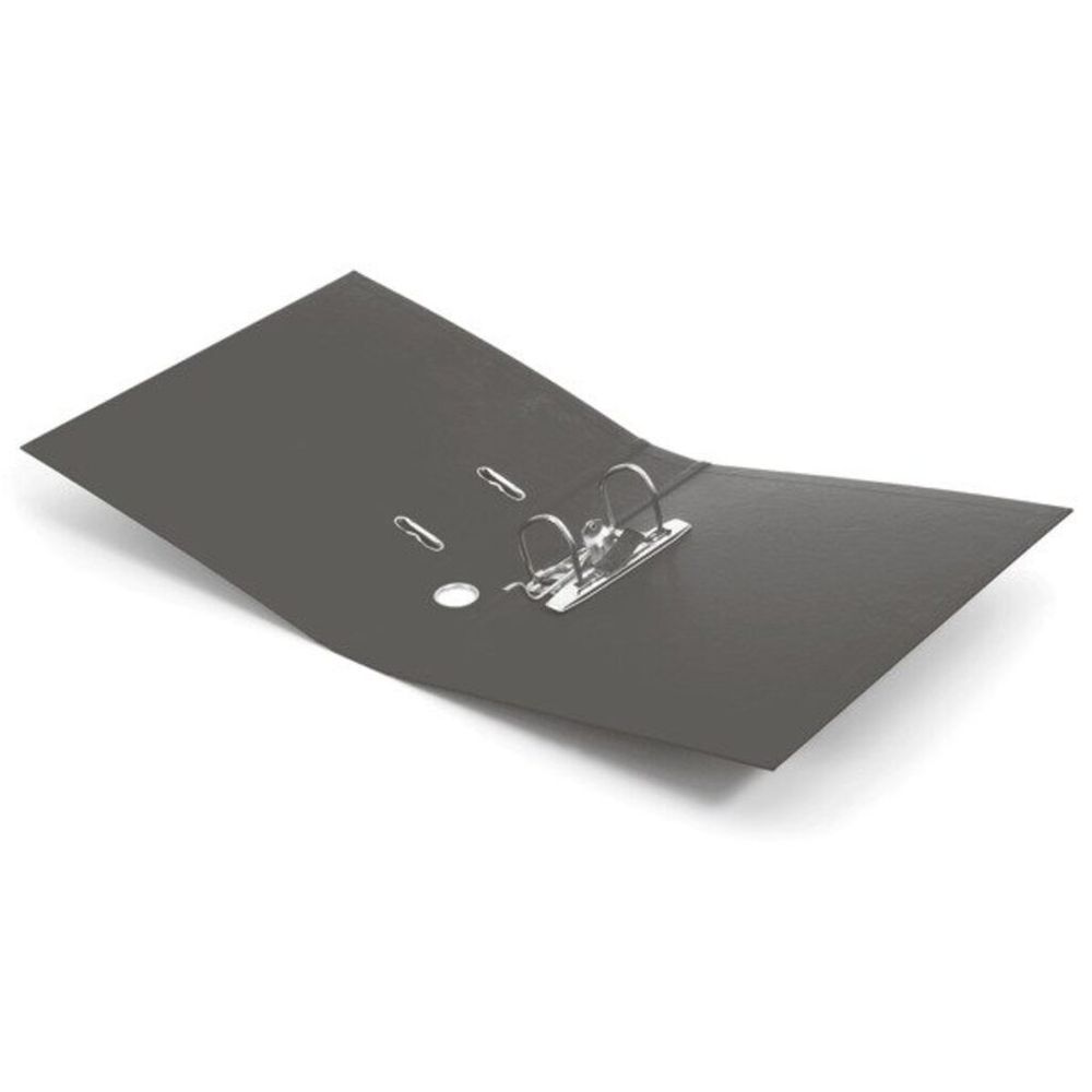 Папка-регистратор 50мм, бумвинил, deVente, карман на корешке, нижний металлический кант, черный