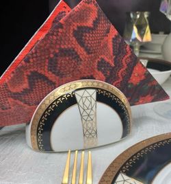 Lenardi 205-016 Салфетница BLACK BACCARA в под.уп.(х72)