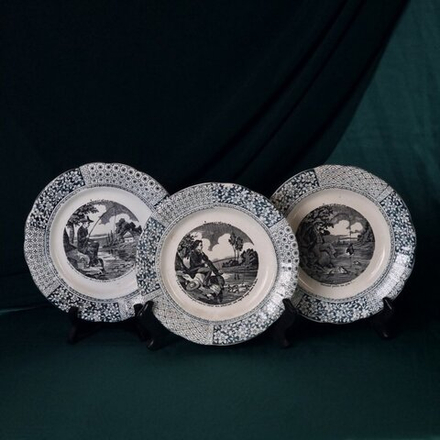 Коллекция тарелок с сюжетом «Рыбалка»