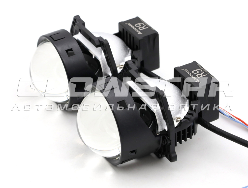Билед модули Aozoom R9 2025 3.0 дюйма, 2 чипа, 5500K, 12V, 60W/68W, крепление 3R (комплект, 2шт)