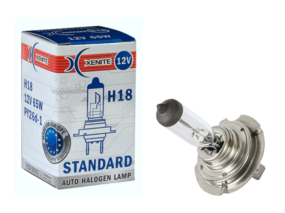 Галогенная лампа H18 65W 12V PY26d-1 Xenite