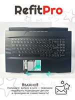 Верхняя панель с клавиатурой (топкейс) для ноутбука MSI Pulse GL76 (957-17L314E-C14)