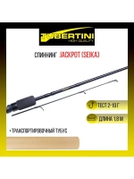 Спиннинг (Seika) JACKPOT 1,80 м, 2-10 gr, карбон, пробка+EVA