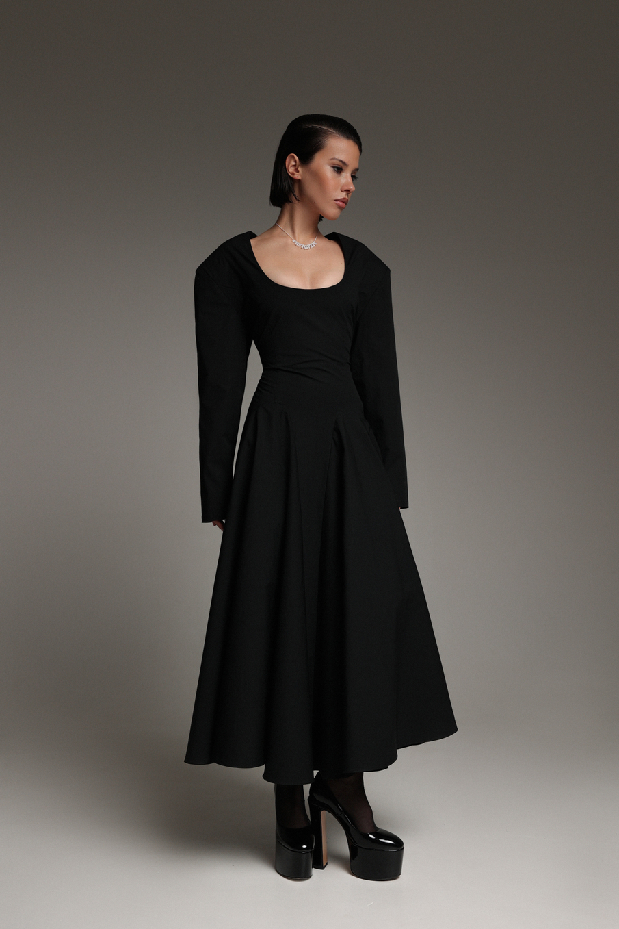 Платье А-силуэта