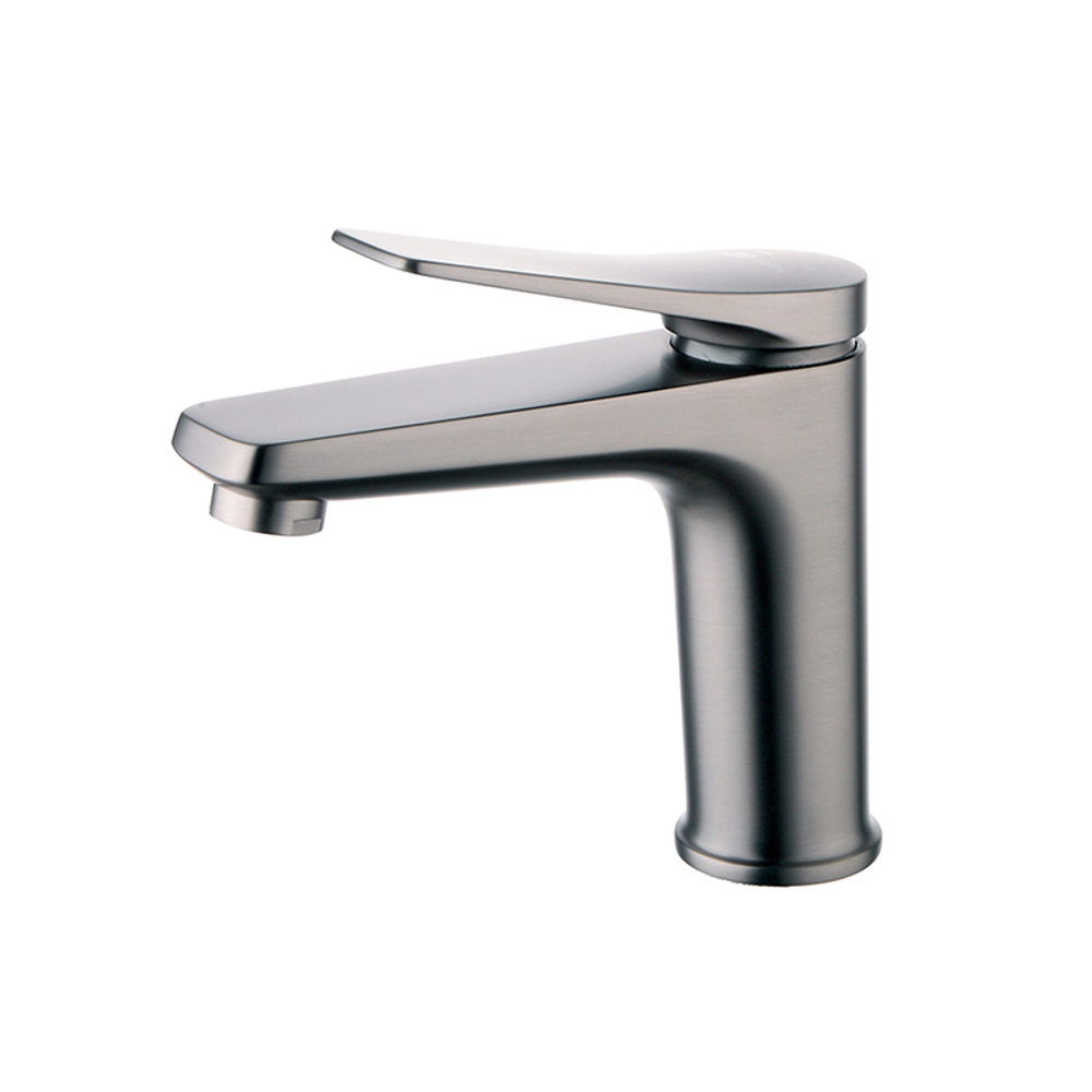 смеситель раковина LEMARK Bronx монолитный, графит LM3706GM