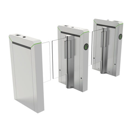 ZKTeco Mars-S100, скоростной турникет с распашными створками