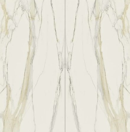 Rex Ceramiche I Classici Calacatta Gold Open Book A+B Glossy 320x320