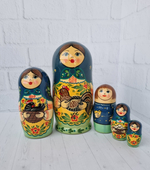 Матрешка "с курочкой" традиция 5мест