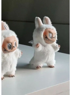 Мягкая игрушка Лабубу белый Дракоша