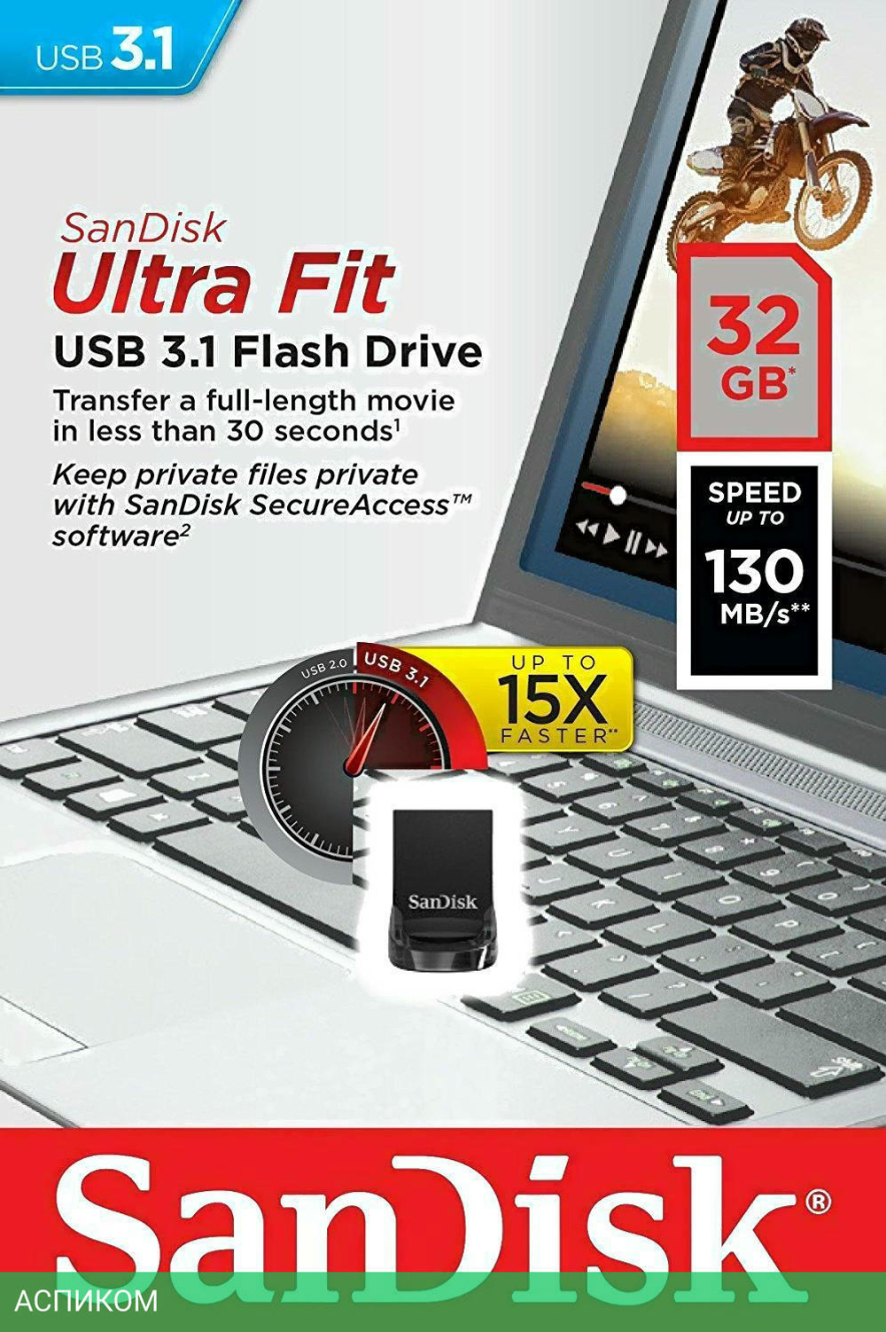 USB Flash-накопитель SanDisk SDCZ430-032G-G46T 32GB
