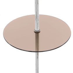 Citilux Базель CL407921T Торшер патина со столиком и бежевым абажуром