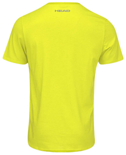 Теннисная футболка Head Club Carl - yellow