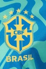 Футболка Nike Brazil 2026 Pre-Match Junior - синий