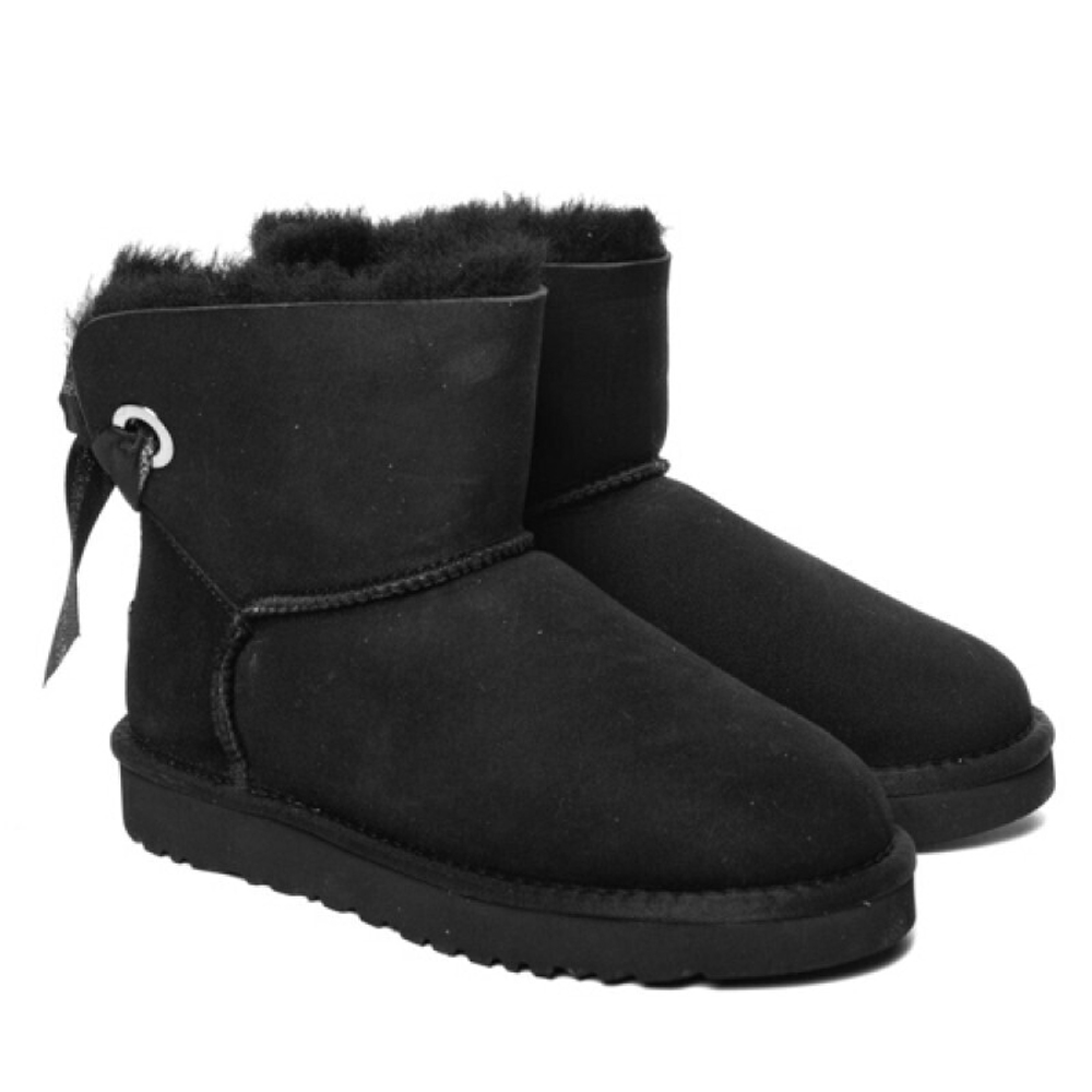 Угги Bailey Bow Mini Customizable Black
