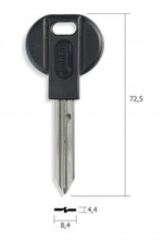 Заготовка автомобильного ключа 14143 SIX-5P | SM8P68 | SX10BP