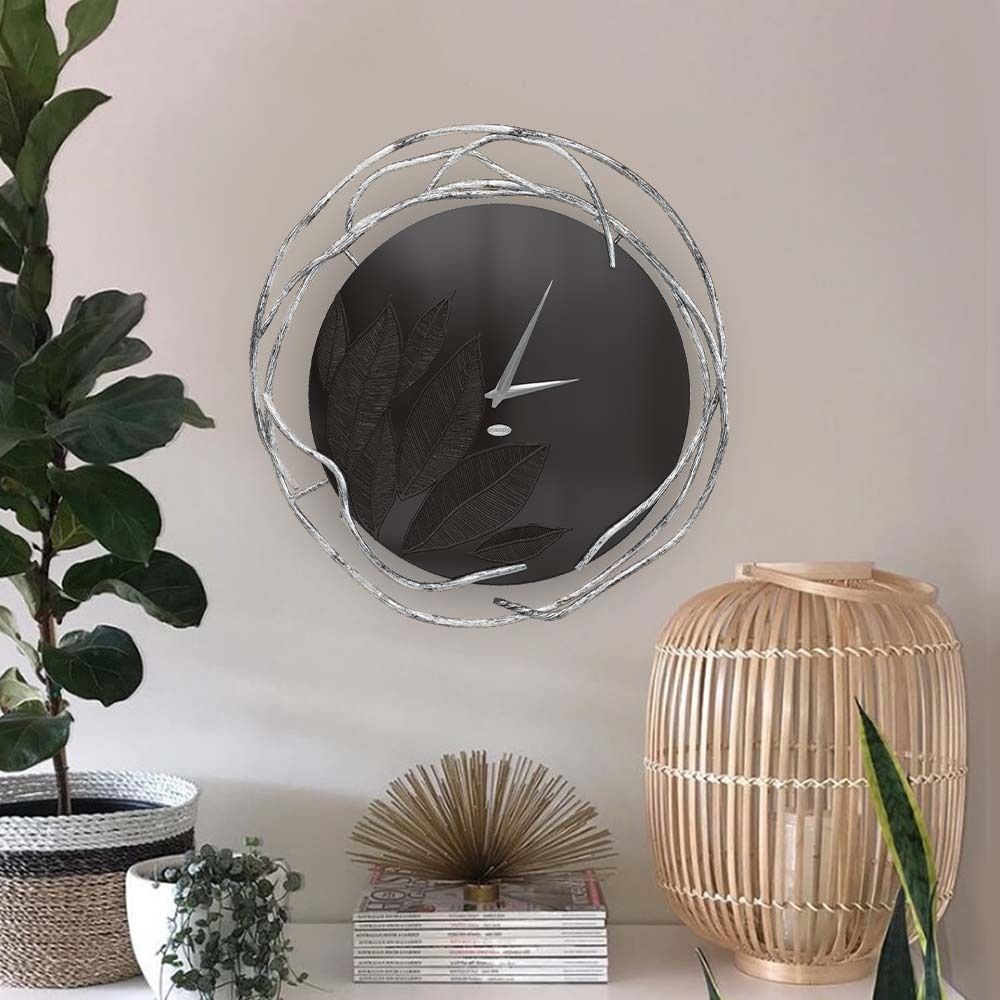 Часы настенные Арт Колор Терпкий коричневый Сильвер