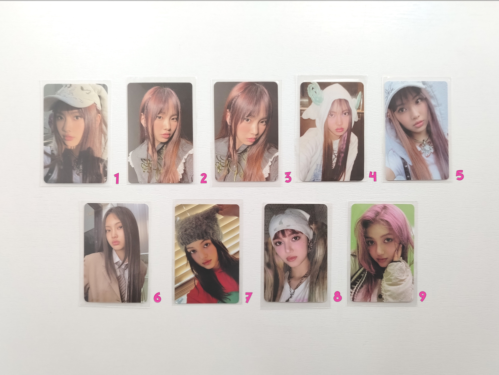Фотокарты NewJeans - OMG (Message Card Ver.)