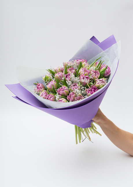 Букет из тюльпанов 8М L #5