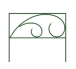 Заборчик садовый «Росток» 50*62*310см (5 деталей)