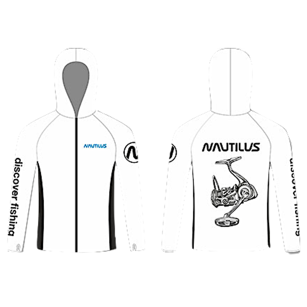 Джерси с капюшоном Nautilus Black and white водолазка -