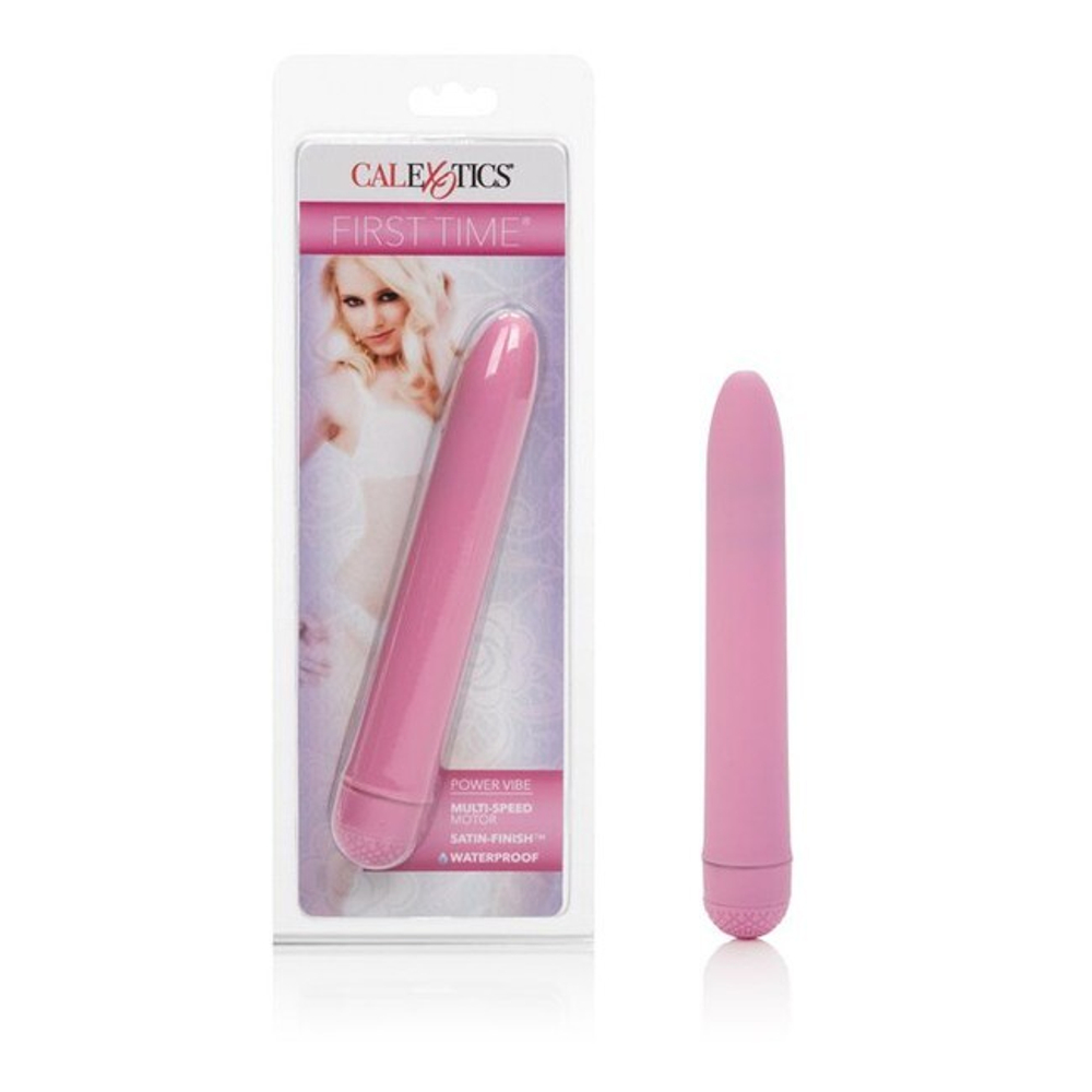 Классический водонепроницаемый вибратор Power Vibe (Цвет: розовый)
