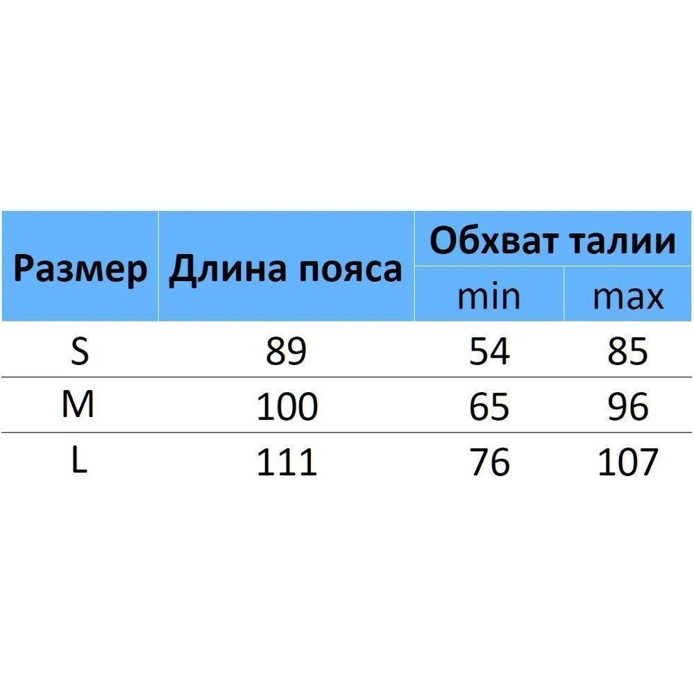 Пояс для пауэрлифтинга кожаный, Rekoy, M