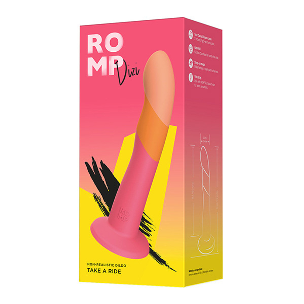 Фаллоимитатор 18см с присоской Romp Dizi Sunset RPSG1SG4