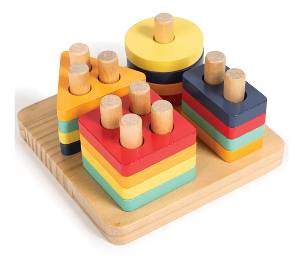 Детская головоломка "Играем вместе" Танграм и Сортер