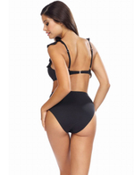 Черный раздельный push-up купальник (Размер: 80B/40) (Цвет: черный)
