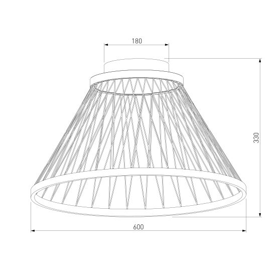 40019/1 LED / потолочный светильник / коричневый