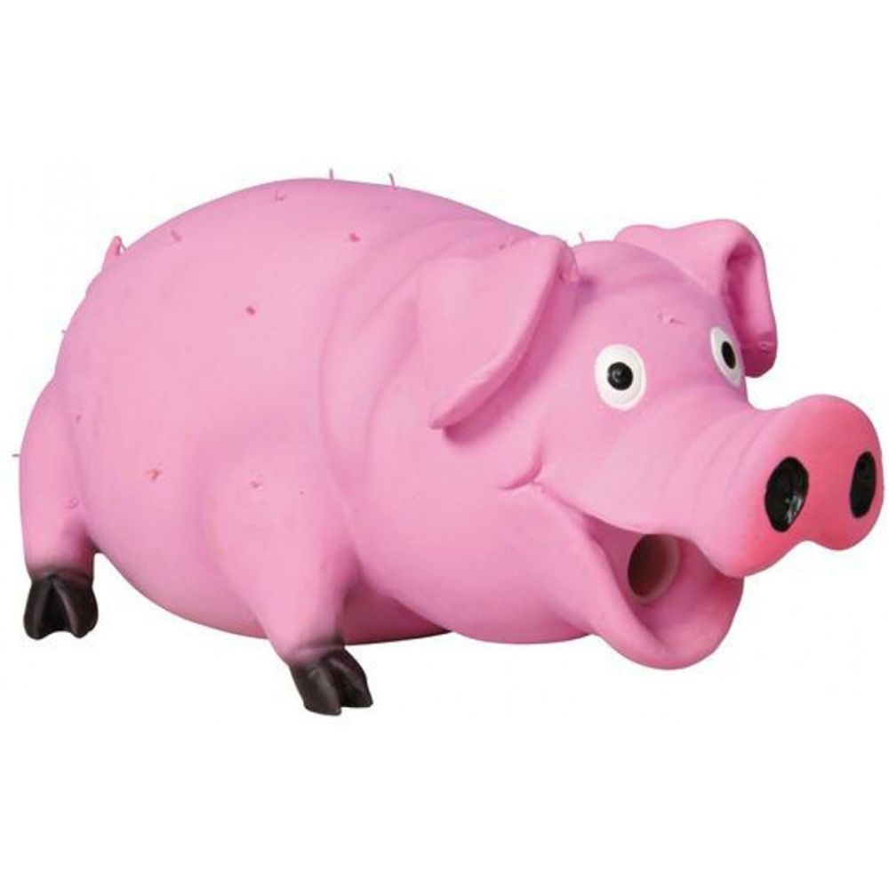 Игрушка TRIXIE &quot;Свинка&quot; со щетиной, латекс, 21 см