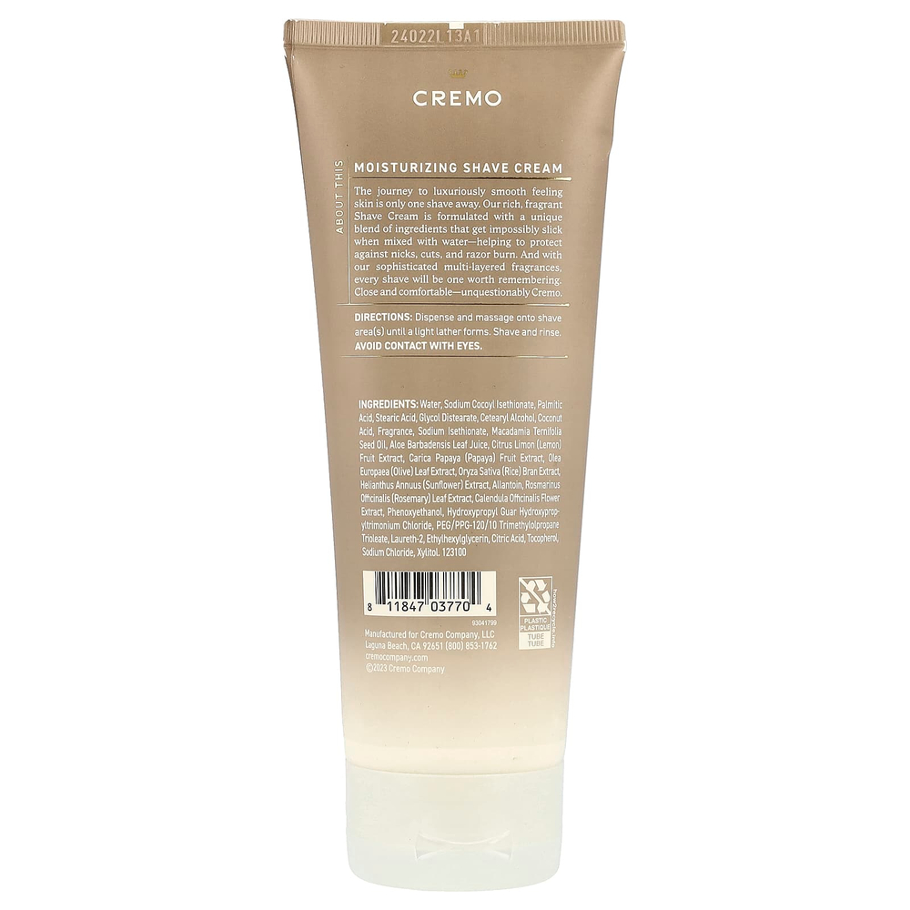 Cremo, Крем для бритья, цветение миндаля, 177 мл (6 жидк. Унций)