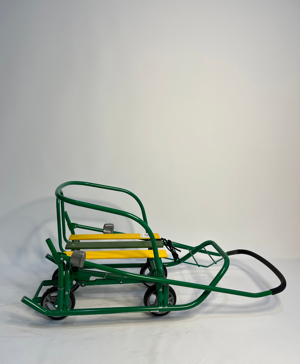 Санки детские «Ветерок 7 универсал+» цвет: зеленый (арт. В7У+/З)