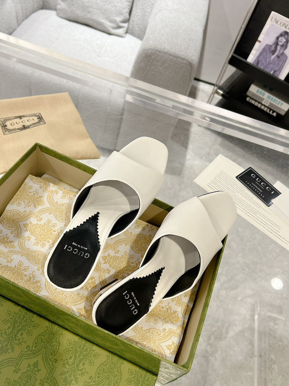 Gucci Interlocking G Heel Sandal 5.5 cm