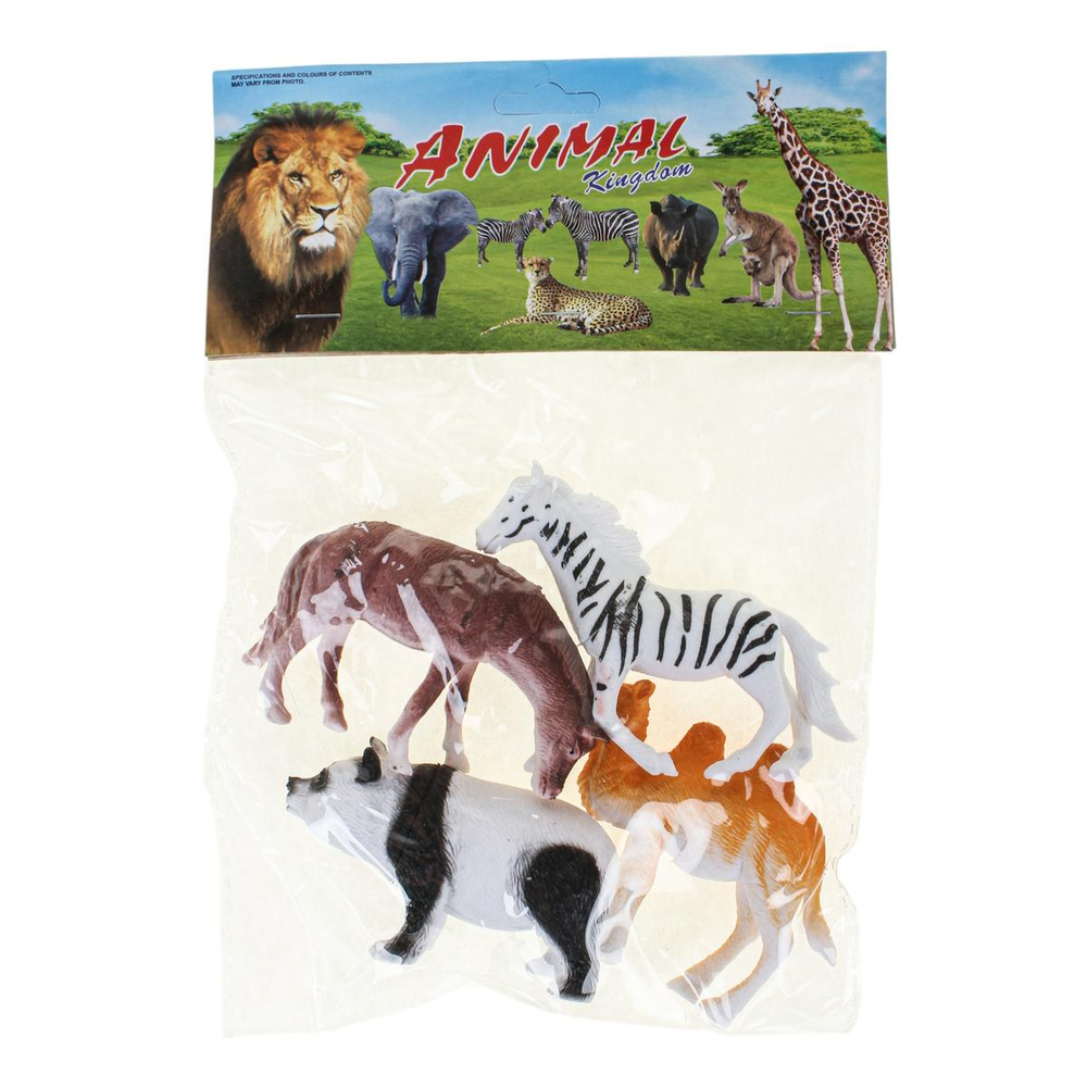 Набор диких животных 4шт, пакет DY518-8