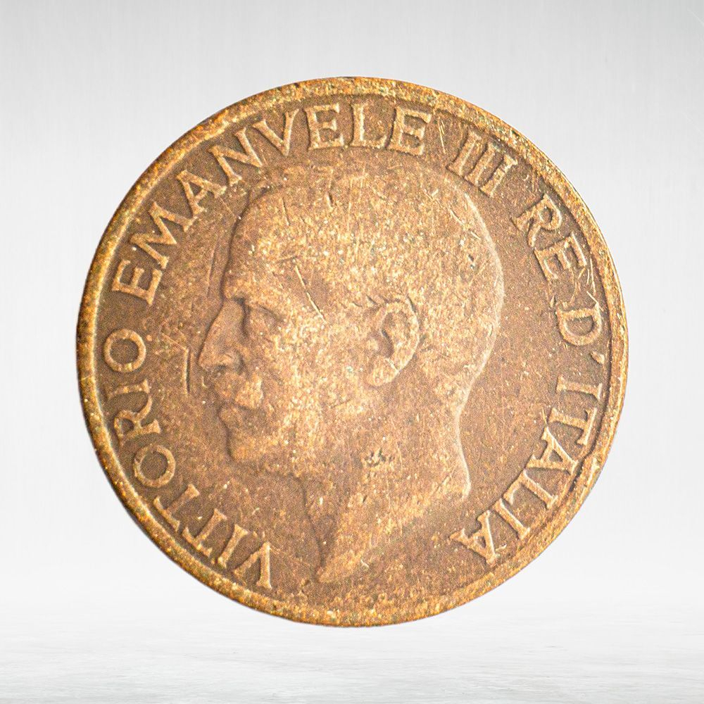 Italy 10 Centesimi 1935 R "Victor Emmanuel III", VG