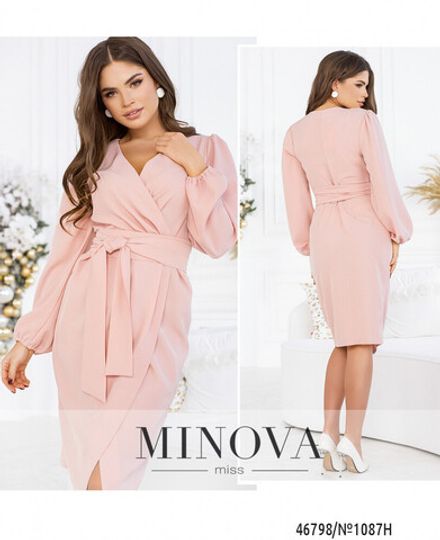 Платье 1087Н-пудра Minova Фото 1