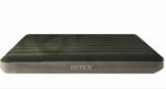 Мaтрас нaдувной Intex 64108 Prestige Downy 137х191х25 см / Крoвать нaдувная Интeкс двухспальная велюровая для дома и туризма