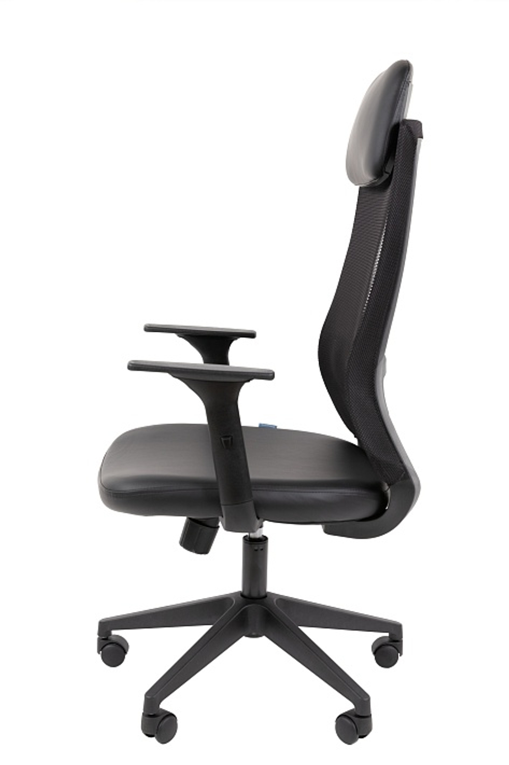 Офисное кресло CHAIRMAN 500 LT с подголовником, экокожа/сетка