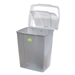 Контейнер для мусора»Форте»23л серебристый С343СРБ