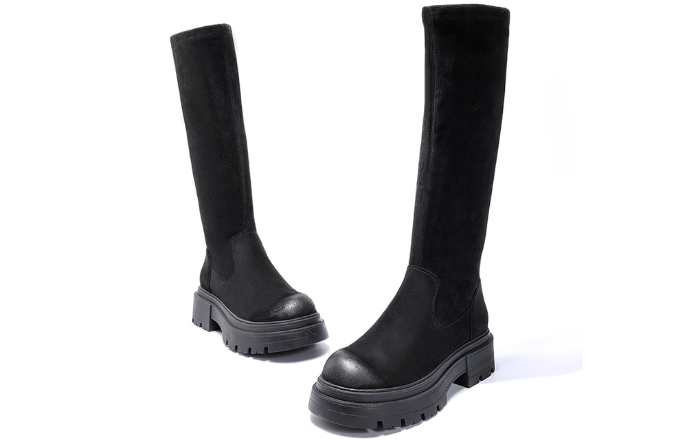 EBLAN Mid Calf Boots Women"s Black