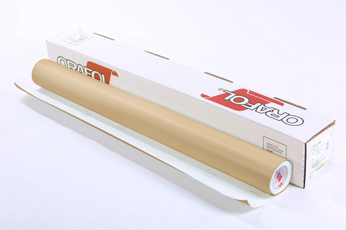 Пленка самоклеящаяся Oracal 8500 F 011 1,26*50 м бледно-коричневая транслюцентная